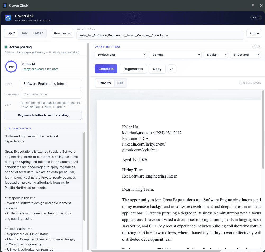 extension ui